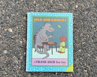 Vintage 1982 ‘Milk and Cookies’ by Frank Asch Children’s Book, Reading Story Books, Bedtime Stories Library