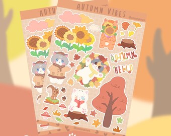 Happy Birthday | Cute Cat Sticker Sheet | Bullet Journal, Planner ...