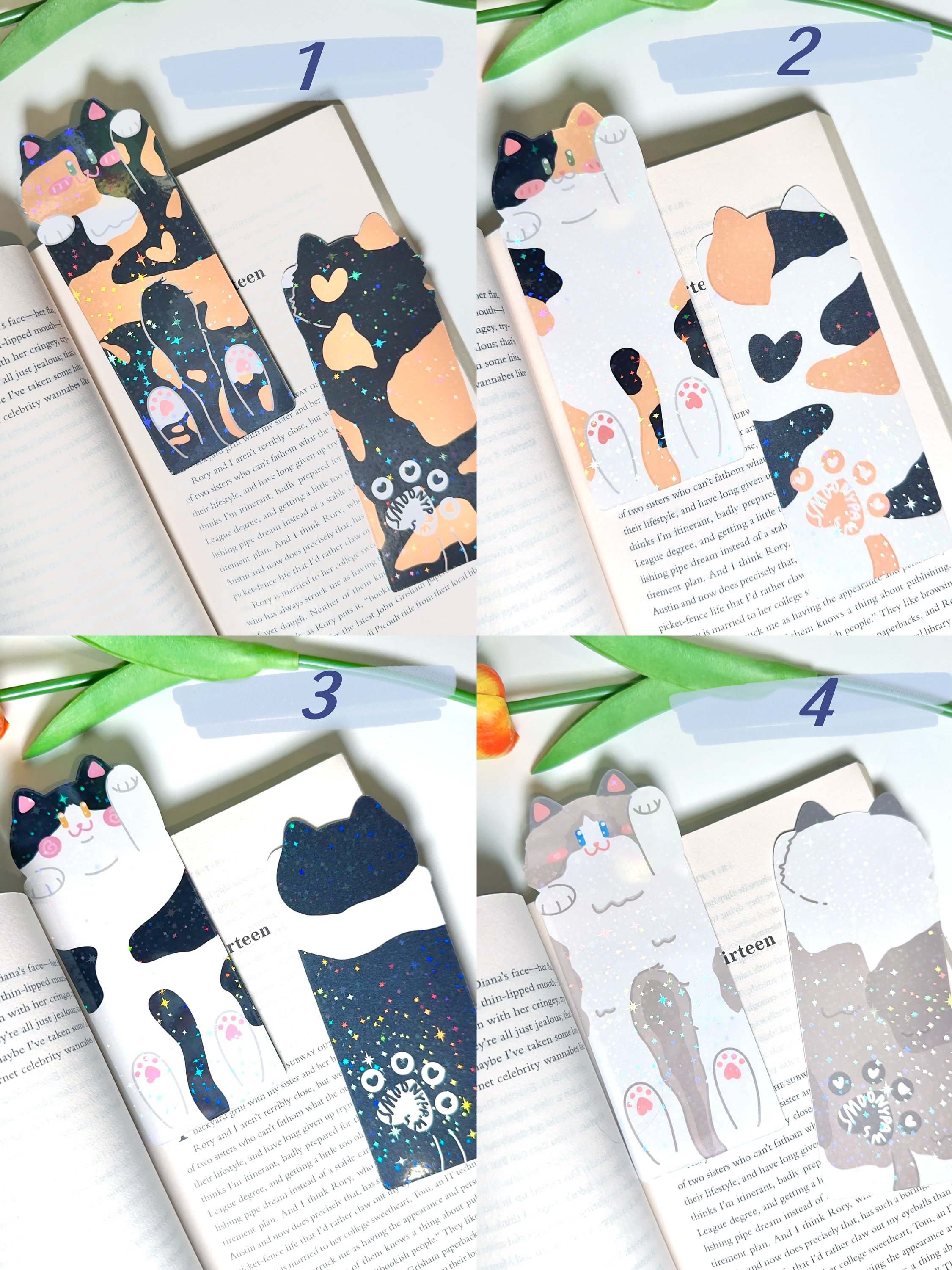 Cute Cat-shaped Bookmark | Animal Bookmark | Handmade | Catlovers ...