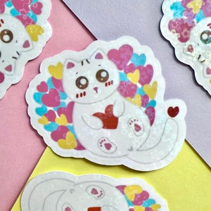 L'amoureux | Sticker chat mignon | Pour ordinateur portable, Sticker bouteille d'eau, Bullet Journal, Scrapbooking, Agendas, Sticker animal