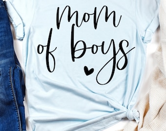 Boy Mama Short Sleeve Tee - Mom of Boys Shirt