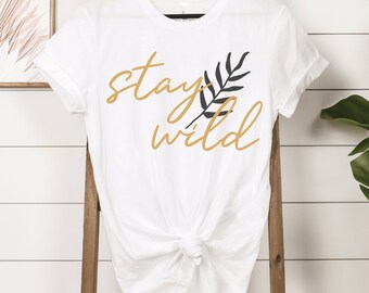 Boho Short Sleeve Tee - Bohemian - Stay Wild Tee
