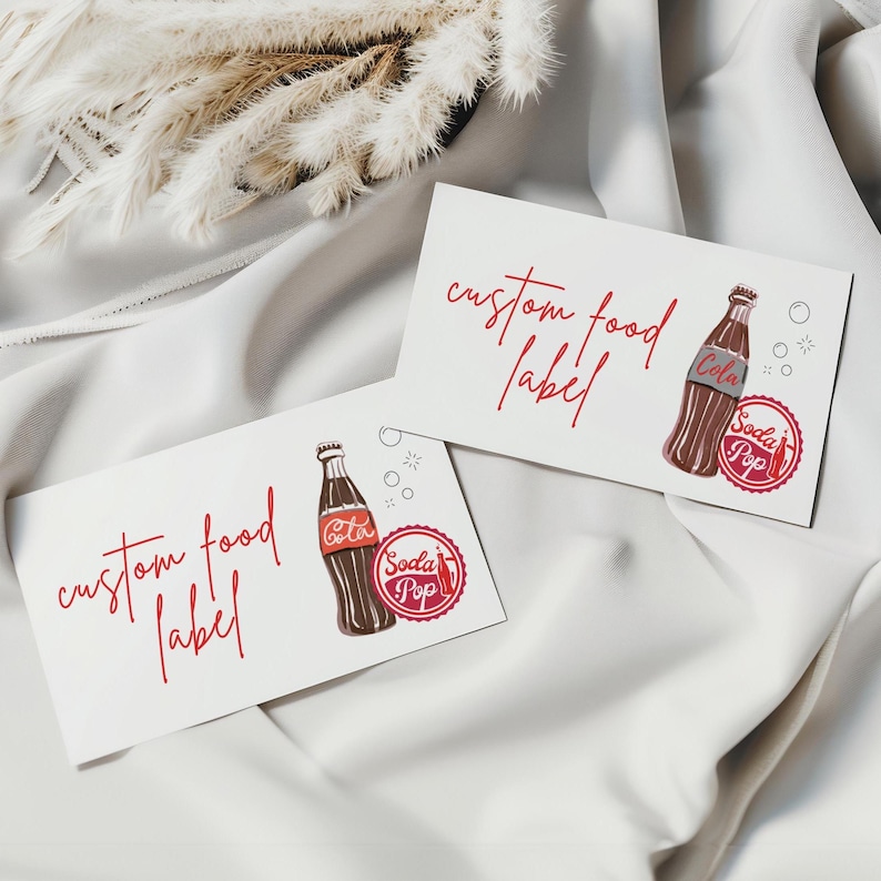 She's Ready To Pop Baby Shower Party Bundle Invitation Welcome Sign Favor Tag Food Sign Canva Editable Template Dirty Soda Diet Coke SO1 image 10