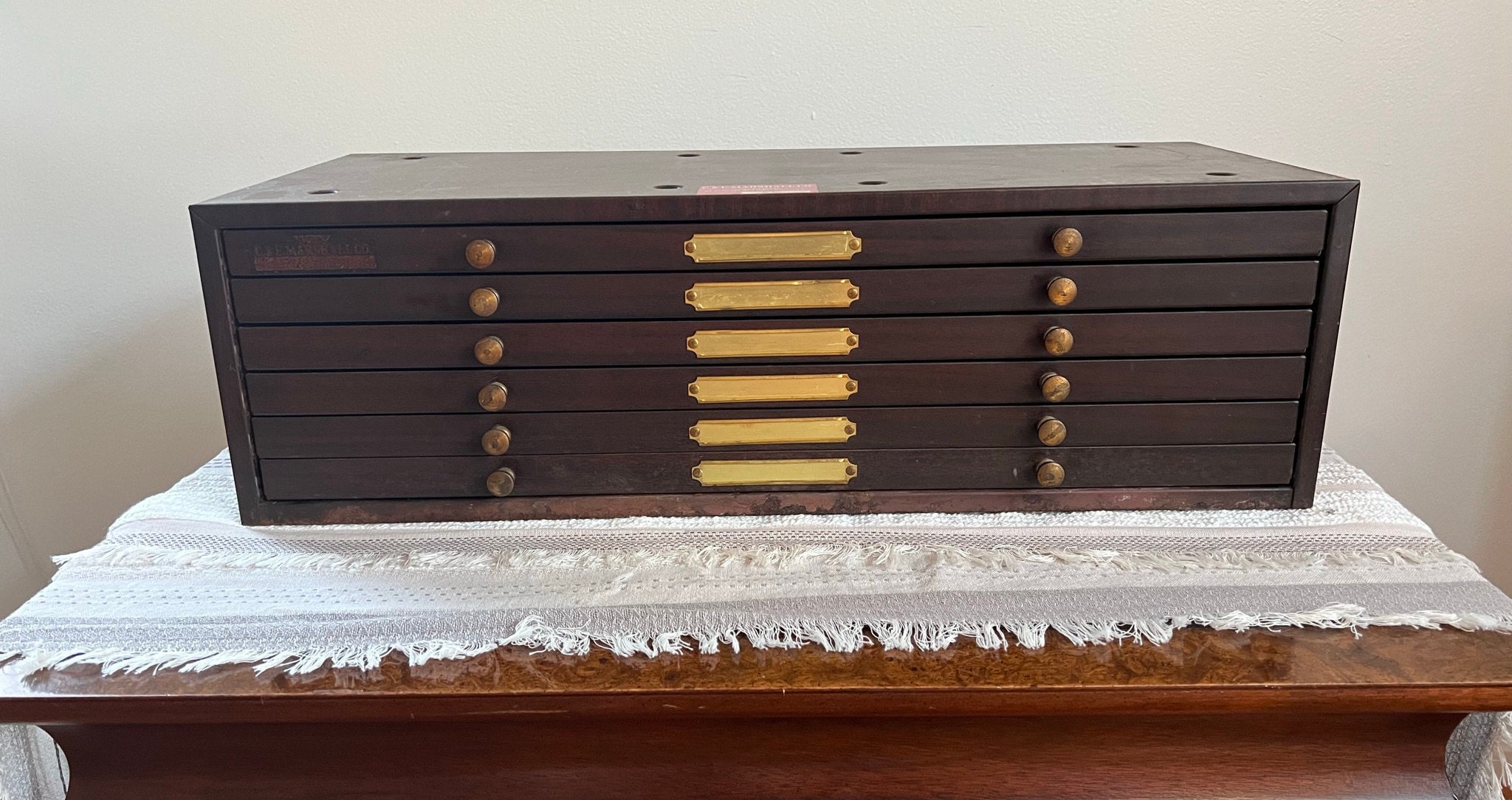 Vintage Midcentury Metal Watchmaker's 6 Drawers Etsy