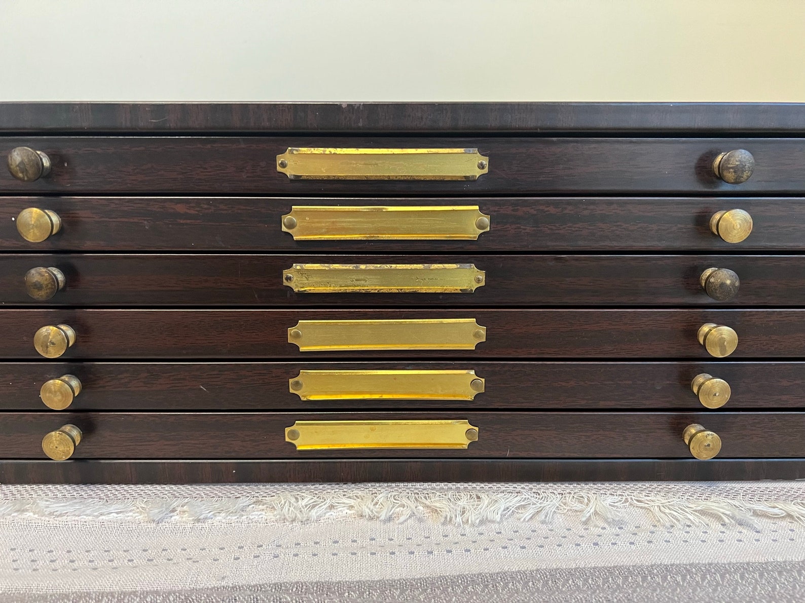 Vintage Midcentury Metal Watchmaker's 6 Drawers Etsy