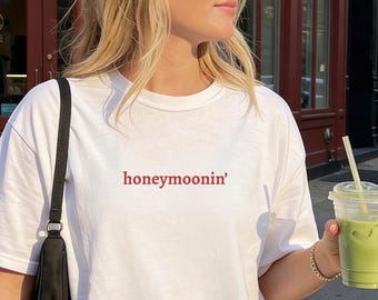 Camiseta de viaje para novias recién casadas, conjunto de regalo de boda.