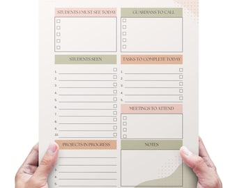 School Counselor Notepad
