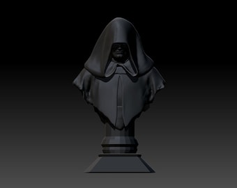 Keizer Palpatine | Star Wars-buste 3D-model STL