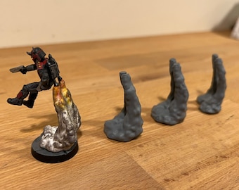 Star Wars LEGION Smoke Trails: STL-bestand voor miniaturen (3 stuks)