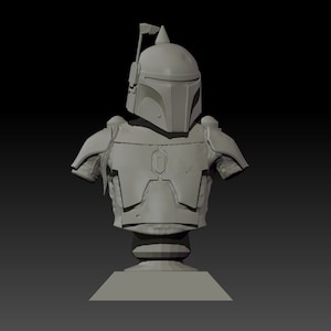 Boba Fett | Star wars Bust 3D Model