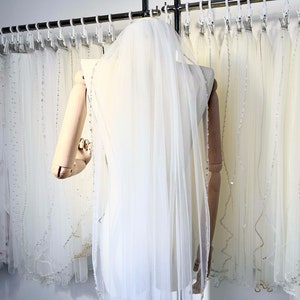 Wedding Veil, beaded edge veil,Crystal Wedding Veil