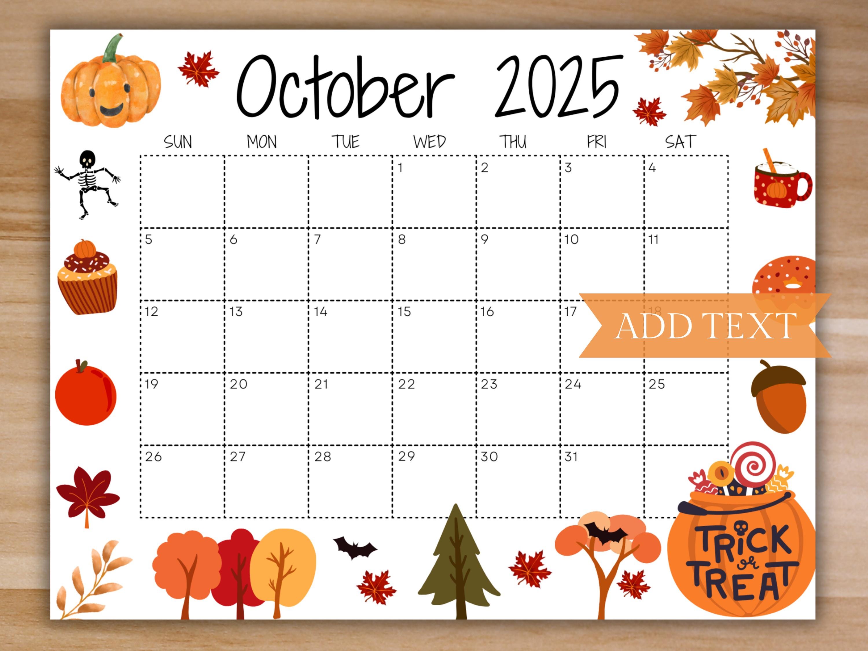 editable-october-2025-calendar-printable-calendar-school-calendar-cute-fall-trick-or-treat-calendar-monthly-calendar-classroom-calendar-etsy-uk