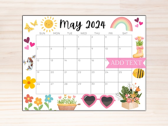 Printable Calendar Of May 2025