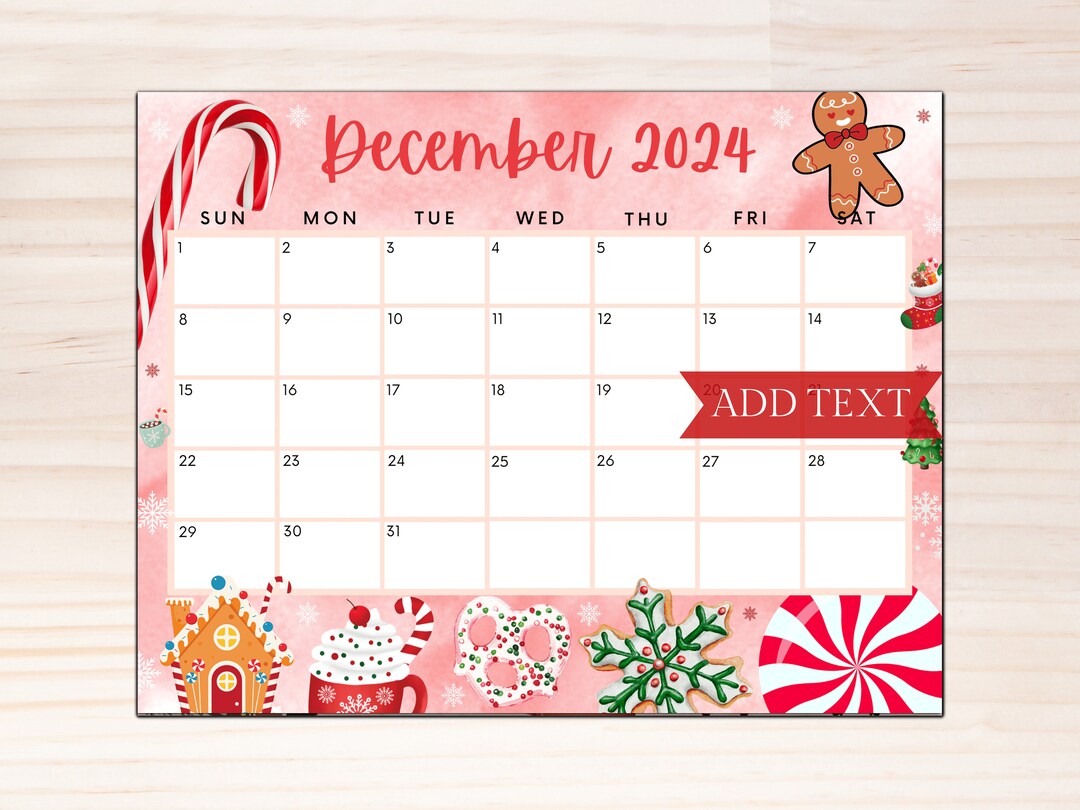 editable-december-2024-calendar-printable-red-christmas-calendar-w-candy-cane-holiday-calendar-cute-calendar-school-calendar-for-kids-etsy