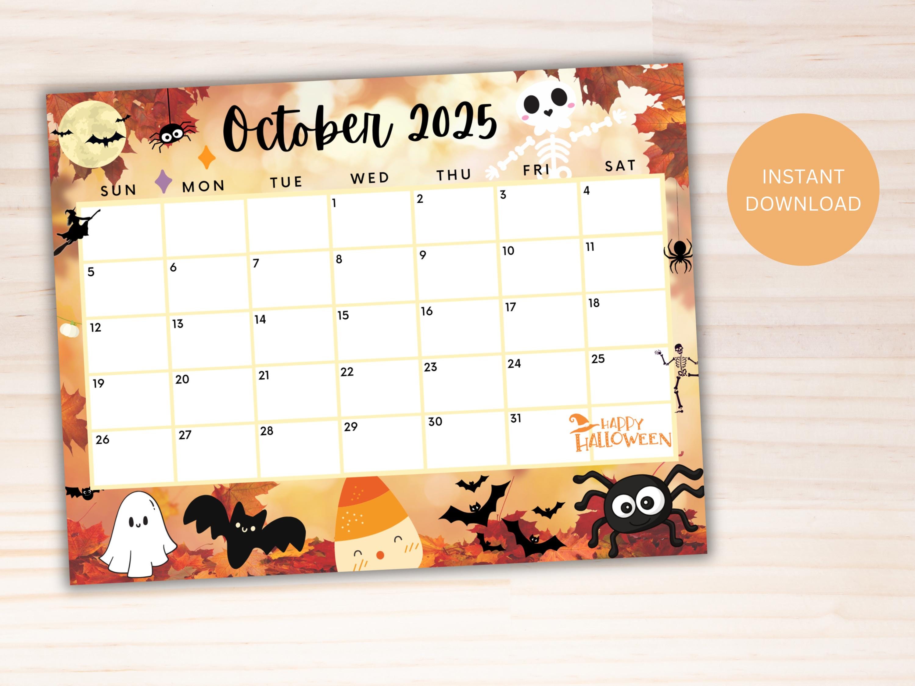 editable-october-2025-calendar-printable-calendar-w-scary-fall-spooky-calendar-monthly-calendar-classroom-calendar-school-calendar-etsy