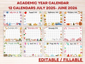 Calendrier De Bureau 2025-2026 - Juillet 2025 à Décembre 2026 - 18 Mois - Papier épais - Spirale Double Fil - 25,5x20,5 Cm