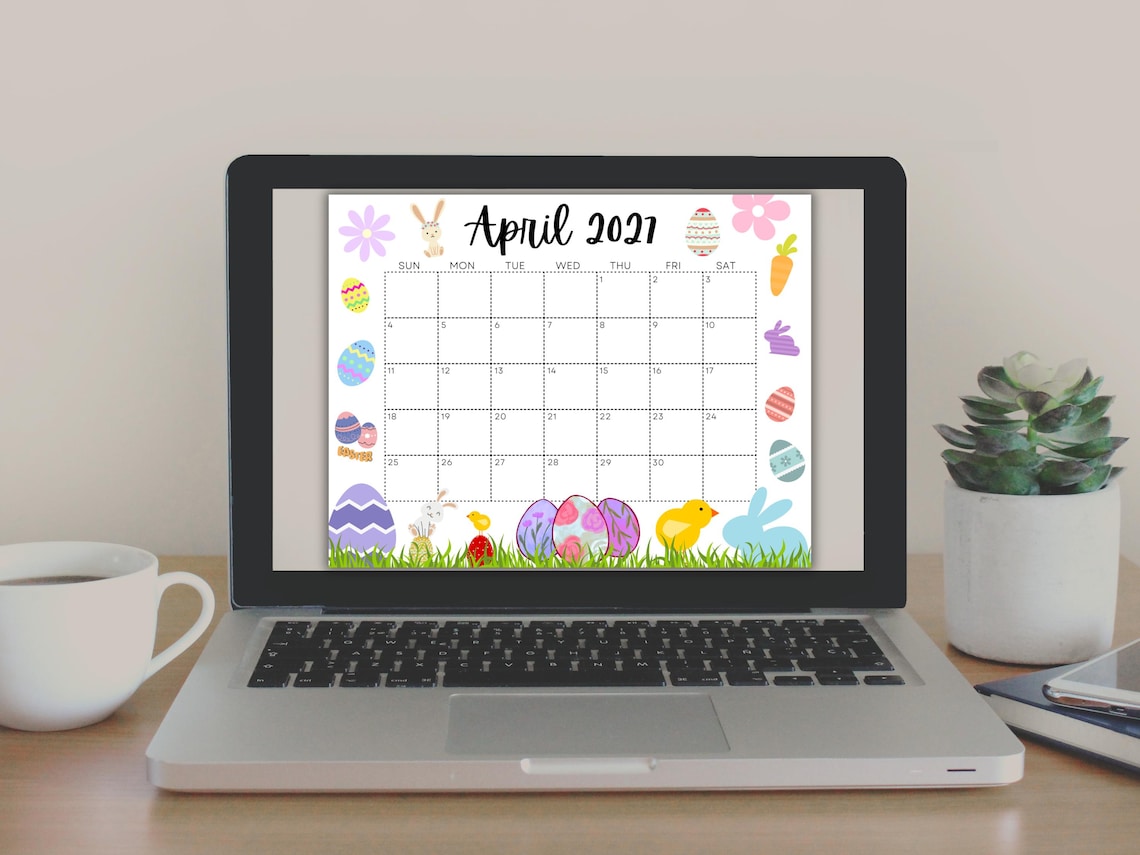 Calendario editable de abril de 2027, calendario imprimible de 2027 ...
