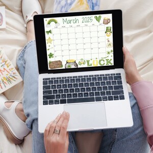 EDITABLE March 2025 Calendar, Printable Calendar 2025 W/ St Patricks ...