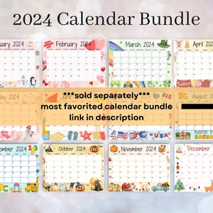 Editable School Schedule 2024-2025 From July to June Printable School ...