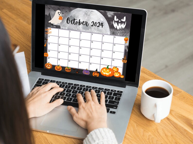 Editable October 2024 Calendar Printable Calendar 2024 Etsy Ireland