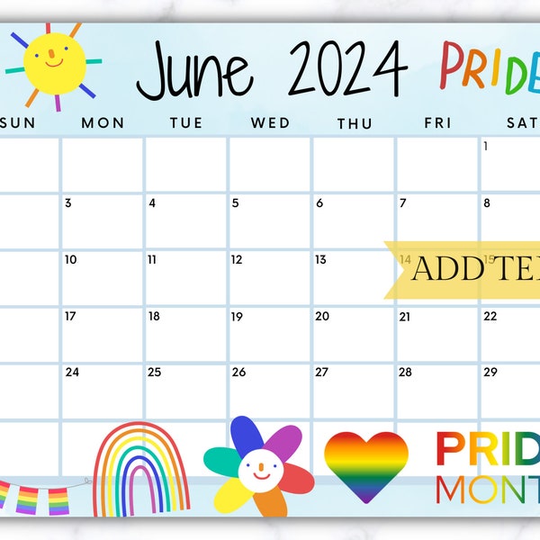 Summer 2024 Calendar Etsy