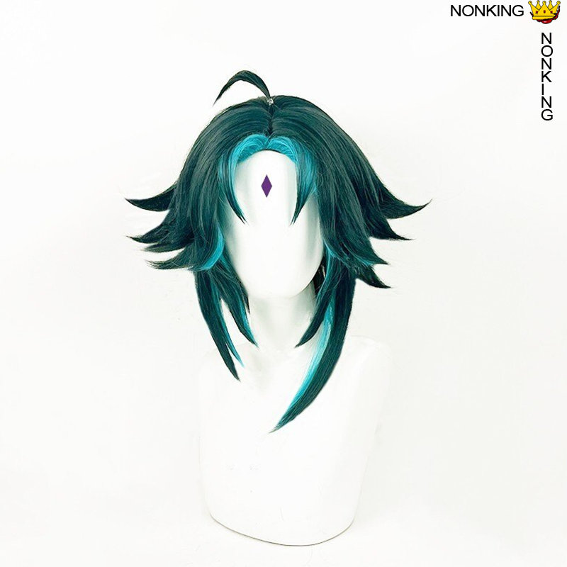 Xiao Hair Cosplay, Genshin Impact Cosplay Wigs, Game Cosplay, Halloween ...