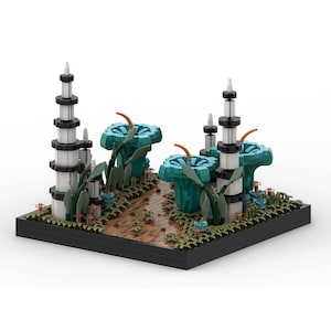 Jungle Planet Bricks MOC Digital Build Instructions