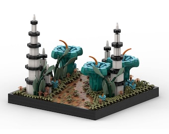 Jungle Planet Bricks MOC Digitale Bauanleitung