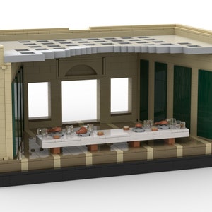 The Last Supper Bricks MOC Digital Building Instructions