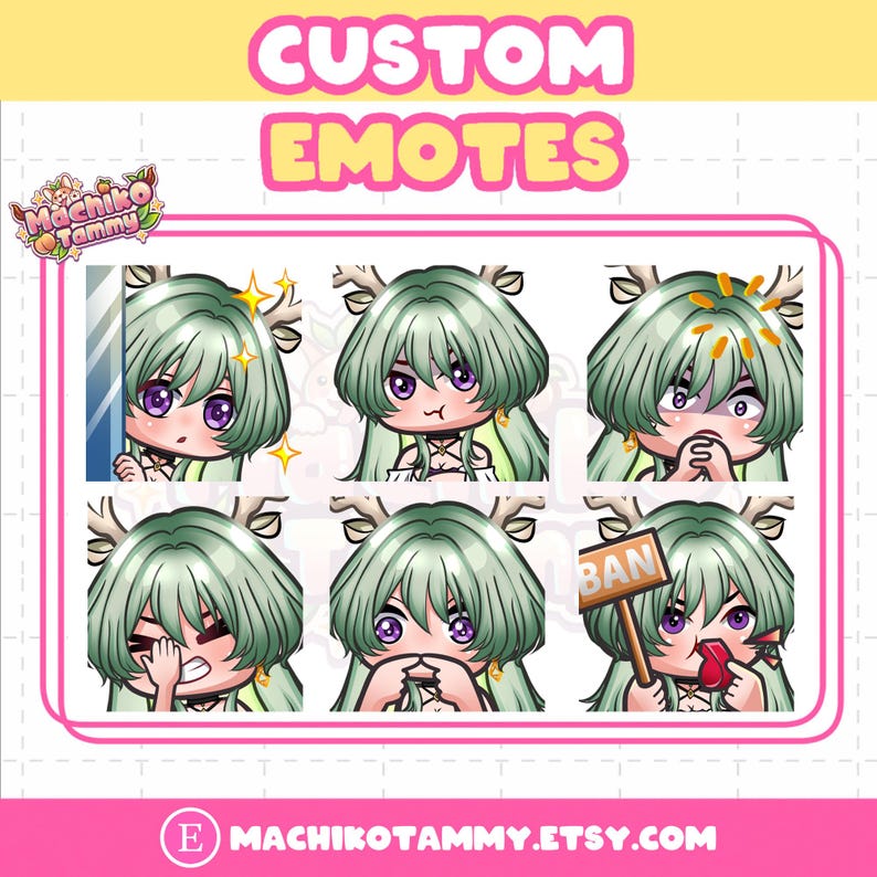 Custom Twitch Emotes | Animated Emotes | Twitch Emote for streamer | YCH | Animal Emotes | Chibi Style | Kick Emotes | Discord Emotes