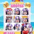 Custom Twitch Emotes | Animated Emotes | Twitch Emote for streamer | YCH | Animal Emotes | Chibi Style | Kick Emotes | Discord Emotes product logo