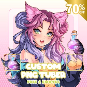 Benutzerdefinierte PngTuber für Streamen | Pngtuber Auftragsarbeit | Pngtuber Design | Benutzerdefinierte Reactive PNGTuber | PNGTuber Anime