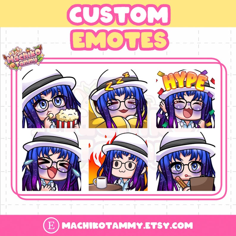 Custom Twitch Emotes | Animated Emotes | Twitch Emote for streamer | YCH | Animal Emotes | Chibi Style | Kick Emotes | Discord Emotes