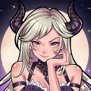 Custom PFP Art | VTuber Avatar, Character Art, Digital Illustration, Anime Portrait, Fanart, OC Design, Anime Art Commission