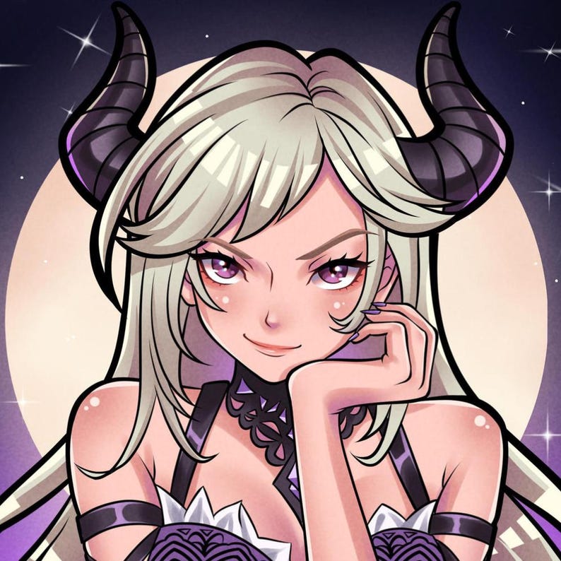 Custom PFP Art | VTuber Avatar, Character Art, Digital Illustration, Anime Portrait, Fanart, OC Design, Anime Art Commission