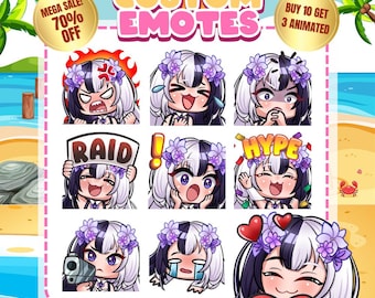 Custom Twitch Emotes | Animated Emotes | Twitch Emote for streamer | YCH | Animal Emotes | Chibi Style | Kick Emotes | Discord Emotes
