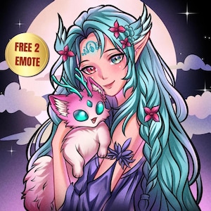 Custom Anime PFP: Profile Picture Design with Background