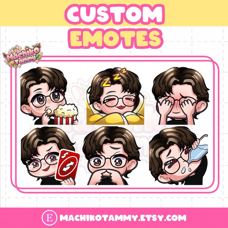 Custom Twitch Emotes | Animated Emotes | Twitch Emote for streamer | YCH | Animal Emotes | Chibi Style | Kick Emotes | Discord Emotes
