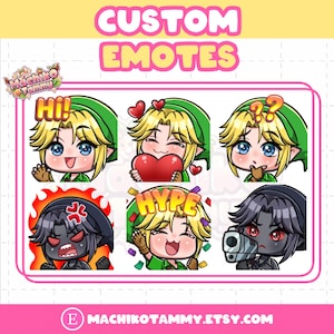 Custom Twitch Emotes | Animated Emotes | Twitch Emote for streamer | YCH | Animal Emotes | Chibi Style | Kick Emotes | Discord Emotes