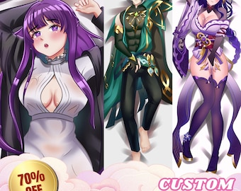 Custom Anime Dakimakura Art Commission: Waifu, Husbando, OC Body Pillow Cover