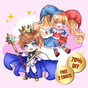 Custom Chibi Anime | High Quality Custom Chibi Anime Art | Original Character Anime Chibi Fanart | Chibi logo | Cute Chibi | Chibi emotes