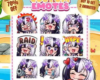Custom Twitch Emotes | Animated Emotes | Twitch Emote for streamer | YCH | Animal Emotes | Chibi Style | Kick Emotes | Discord Emotes
