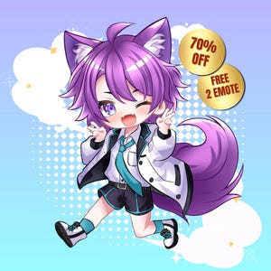 Custom Chibi Anime, Cute Chibi Commission Character, Chibi Illustration, Chibi Anime Style, Chibi Furry, Fanart Chibi, Chibi PFP