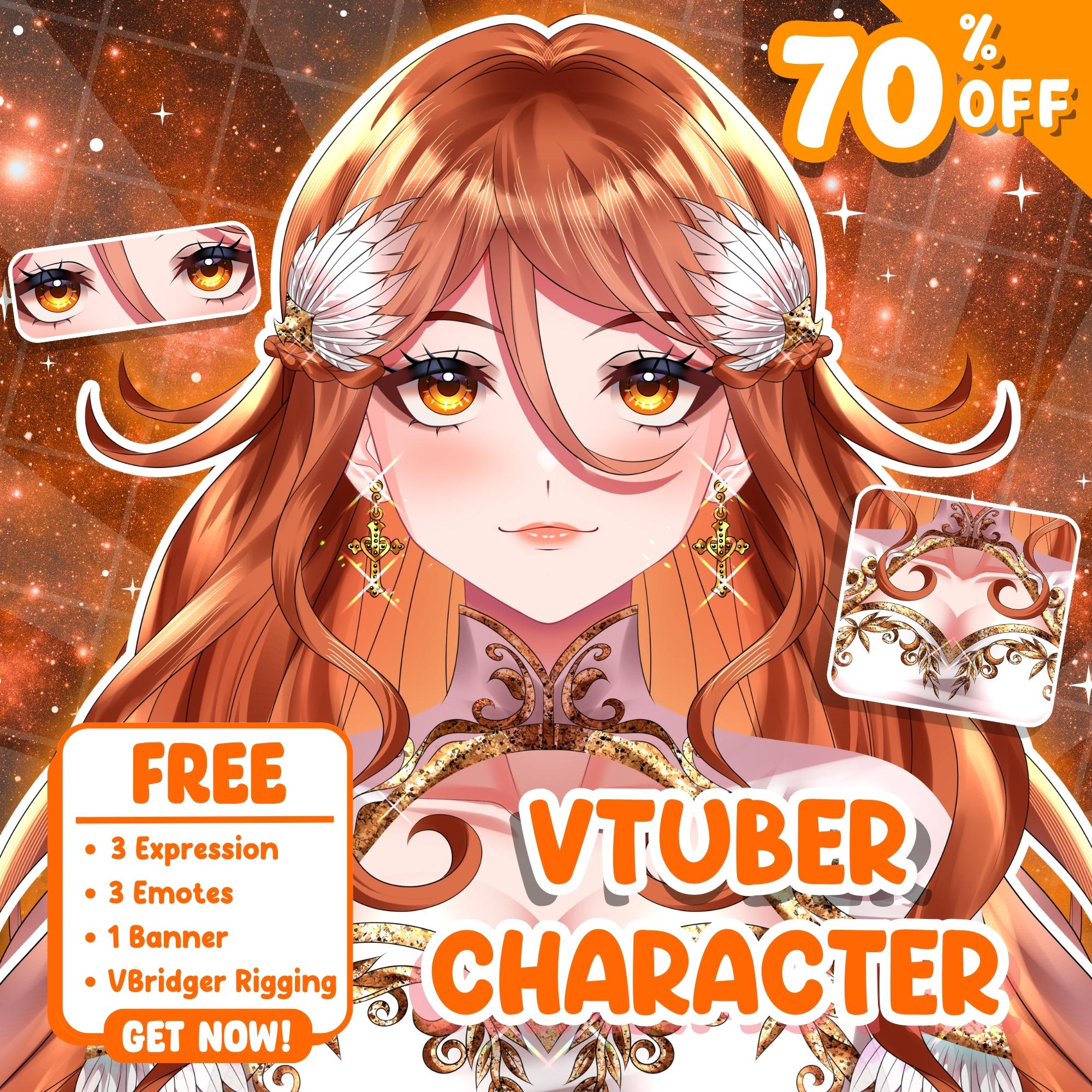 Custom Anime Vtuber Model | Live2d Commission - Etsy