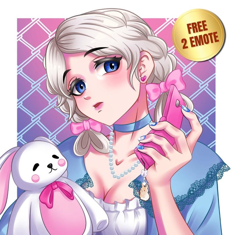 Custom PFP Art | VTuber Avatar, Character Art, Digital Illustration, Anime Portrait, Fanart, OC Design, Anime Art Commission