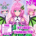 Custom Anime Vtuber Model | Live2D Commission product logo