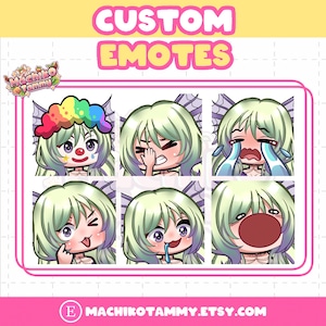 Custom Twitch Emotes | Animated Emotes | Twitch Emote for streamer | YCH | Animal Emotes | Chibi Style | Kick Emotes | Discord Emotes