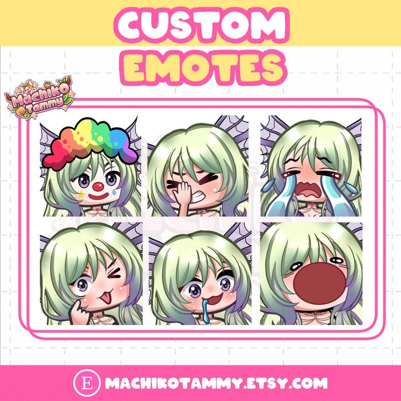 Custom Twitch Emotes | Animated Emotes | Twitch Emote for streamer | YCH | Animal Emotes | Chibi Style | Kick Emotes | Discord Emotes