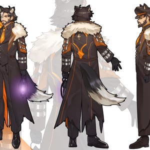 Custom Character Sheet and Anime Character Design Commission