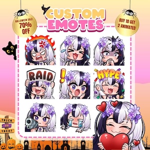 Custom Twitch Emotes: Chibi Style, Animated or Static